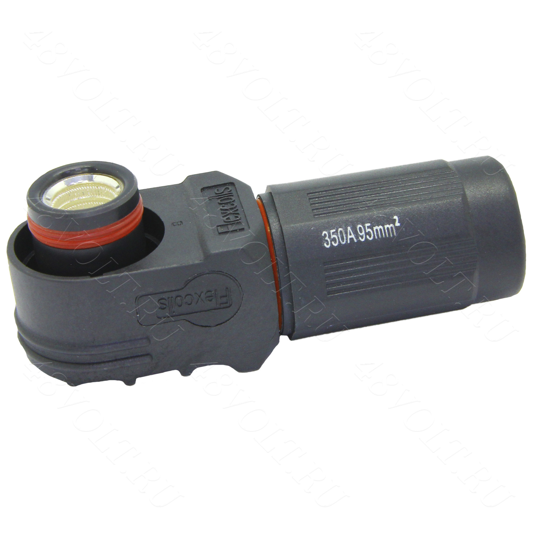 Flexcoils (SurLok) вилка черная 350A (Ф12-95mm2)